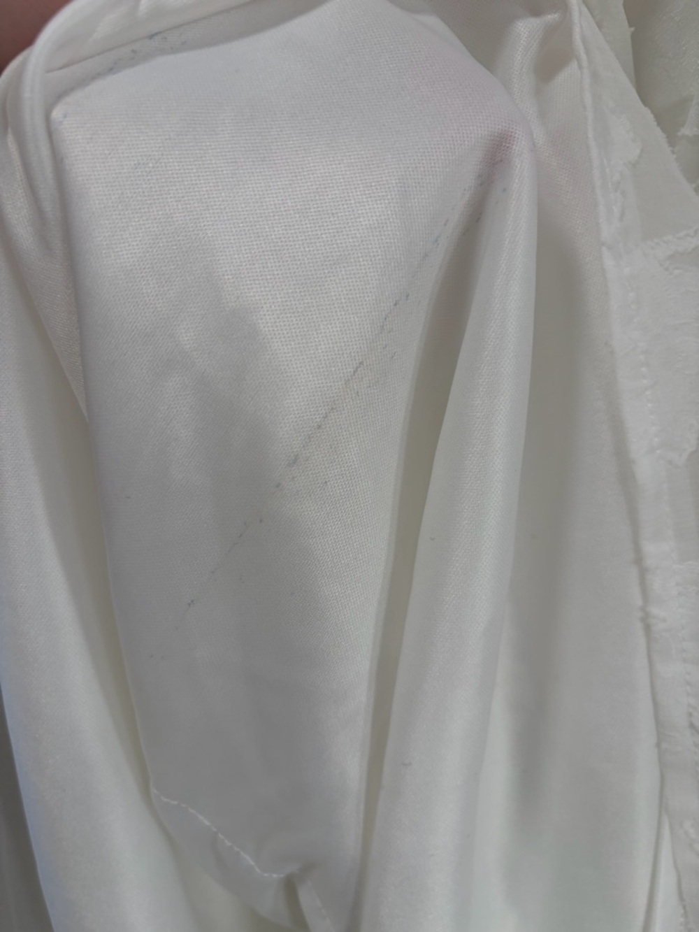 Lulus Grace and Beauty NWOT size Large White Burnout Floral Print Tiered Dress - Picture 6 of 14